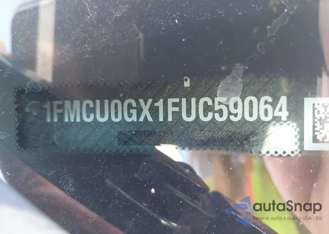 2015 Ford Escape Se from USA, damaged, VIN 1FMCU0GX1FUC59064